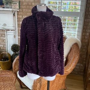 PATAGONIA FAUX FUR FULL ZIP JACKET MEDIUM